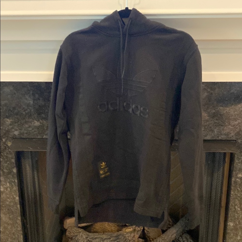 Never Worn - Adidas Black Pull Over Athletic Sweater